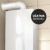 60/100 Mm Uzunluk 1000 Mm Yoğuşmalı Uzatma Borusu Bacası