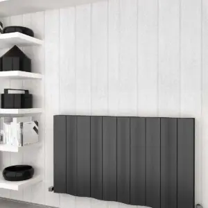 Faro Dekoratif Radyatör Tek Panel Antrasit Siyah 600 X 409 Cm