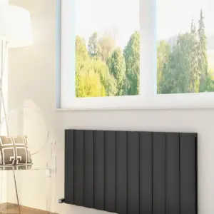 Simetrik Dizayn Radyatör Antrasit Alüminyum Yatay (Single) 600 X 1130 Mm
