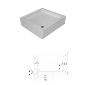 Kare Duş 70*70 (K+A+P)