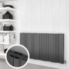 Faro (Double) 600*1027(H) Anthracite Aluminium